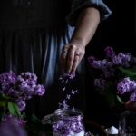 Lilac & Honey Cake