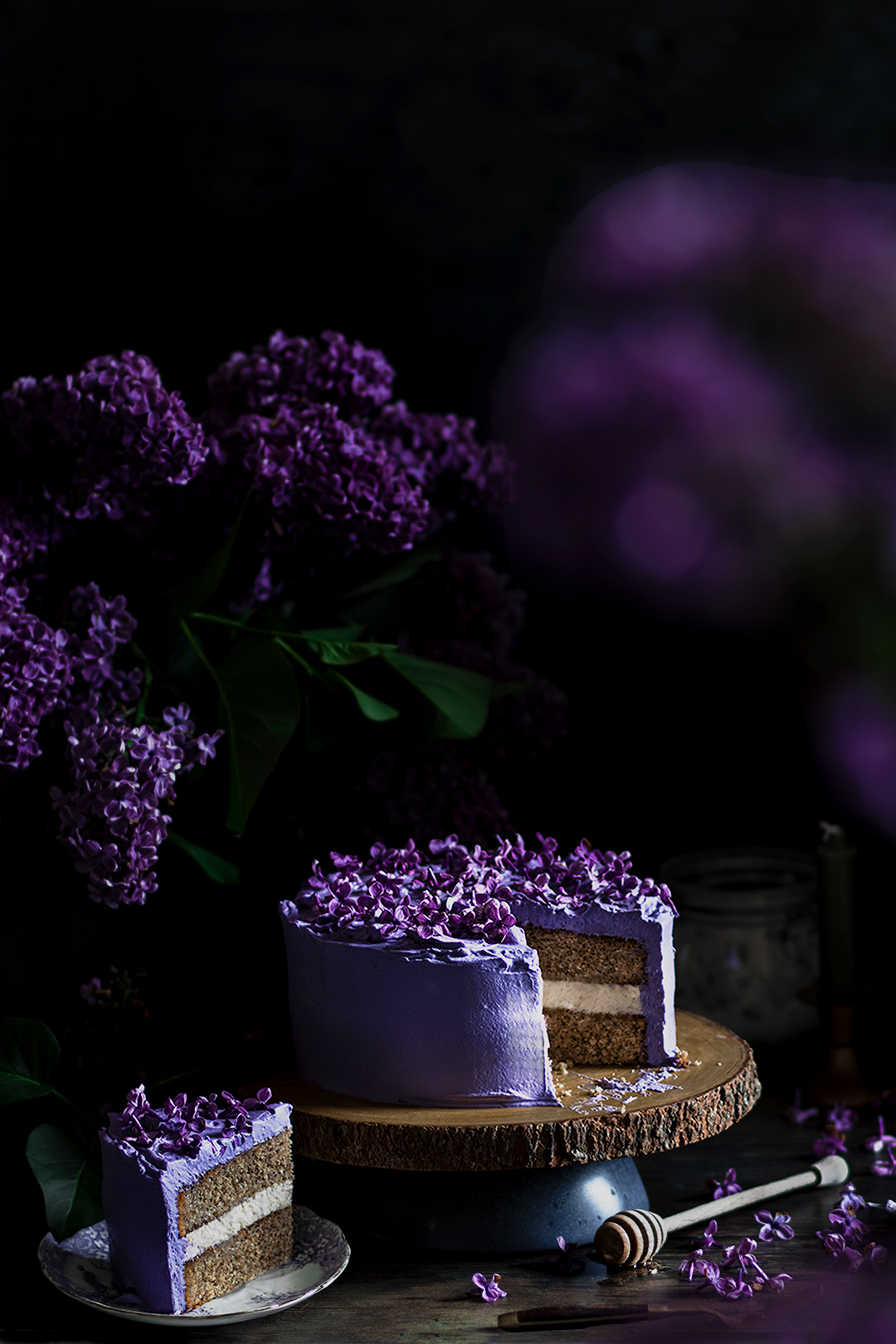 Lilac & Honey Cake